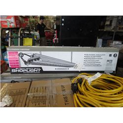 Three 4 Light Heavy Duty Shop Lights in Boxes