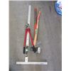 Image 1 : Axe, Fledge, T Square & 24" Bolt Cutters
