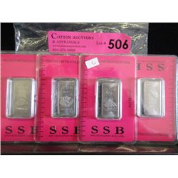 4 South Sydney Bullion .999 Fine Titanium Bars