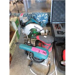 Electric Circular Saw, & 2 Sanders