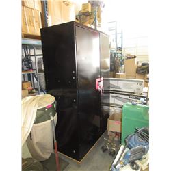 Large Metal Cabinet on Casters