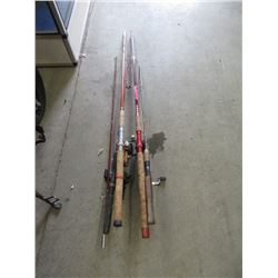 4 Fishing Rods with Reels