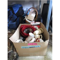 2 Boxes of Assorted Kitchen Ware