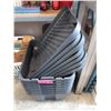 Image 1 : 7 Heavy Duty Totes with Lids