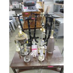 8 Assorted Lamps