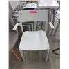 Image 1 : 4 Grey Resin Stacking Chairs