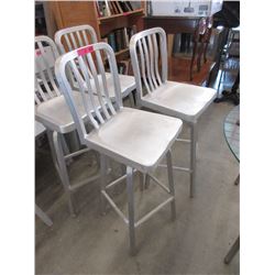 2 New 30" Metal Swivel Stools