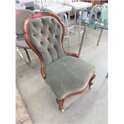 Victorian Carved Back Parlour Chair ca1870