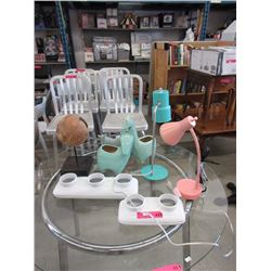 2 Lamps & 6 Decoratives