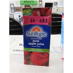 2 Dozen 1 Liter Tetra Packs of Apple Juice