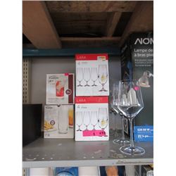4 Boxes & 4 Loose Bar Glasses