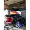 Image 1 : 3 Motorcycle Helmets