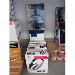 3 Headsets & VCR Cables