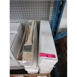 8 Dozen New Long Handled 2-1/2" Angle Brushes
