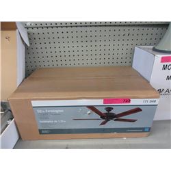 New 52" Ceiling Fan with Natural Iron Finish