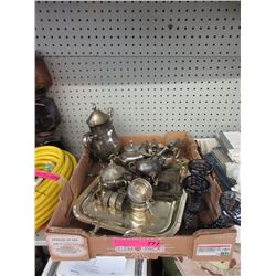 Candle Holders, Silver Plate & More