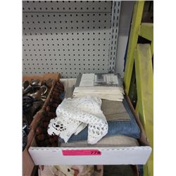 New Table Linens & a Window Valance