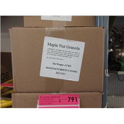 Three 4.2 KG Cases of Maple Nut Raisin Granola