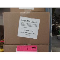 Three 4.2 KG Cases of Maple Nut Raisin Granola
