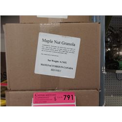 Three 4.2 KG Cases of Maple Nut Raisin Granola