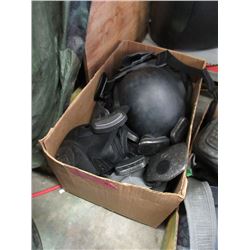 Box of Assorted Protective Gear