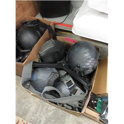 Box of Assorted Protective Gear