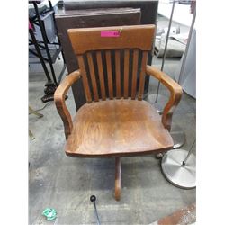 Vintage Swivel Office Chair on Casters