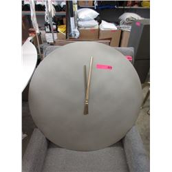 30" Metal Wall Clock