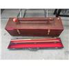 Image 1 : Cliff Thorburn  Pool Cue & Wood Tool Box