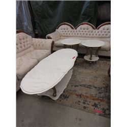 3 Piece Ornate Coffee Table Set