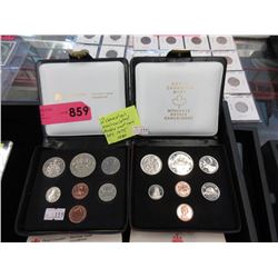 2 Uncirculated Canadian Double Cent Coin Sets