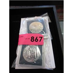 1984 &1988 Canadian Commemorative Silver Dollars