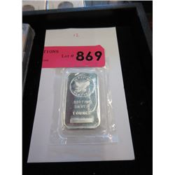 1 Ounce .999 Fine Silver Sunshine Minting Bar