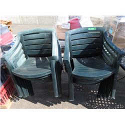 14 Stacking Patio Chairs