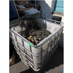 Bin of Straps & Camouflage Netting - Bin Included