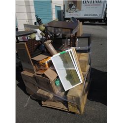 Skid of Assorted Household Goods