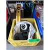Image 1 : Milk Crate Containing Tools, Grinding Disks & More