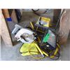 Image 1 : Skill Saw, 2 Work Lights & Safety Triangle