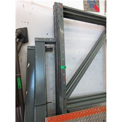 Pallet Racking: Four 8 Foot Uprights & 4 Crossbars