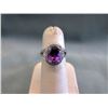Image 1 : Diamond & 3.20 Carat Amethyst Dinner Ring