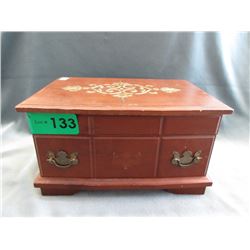 Large Jewelry Box & Contents