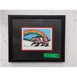 Richard Shorty Framed Print "Rainbow Bear