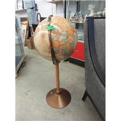 40" Tall Floor Standing World Globe