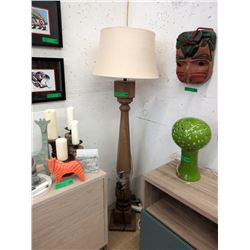 New 65" Wood Floor Lamp with Shade