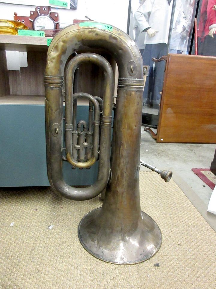Vintage Brass 3 Valve Full Size Tuba