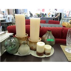 Vases, Pillar Candles & More