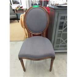New Wood Framed Upholstered Side Chair