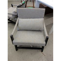 New Upholstered Lounge Chair with Wood Frame