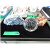 Image 1 : 2 Rock Samples & Vintage Cut Glass Orb