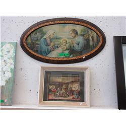 2 Framed Vintage Prints